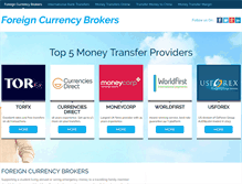 Tablet Screenshot of foreigncurrencybrokers.com